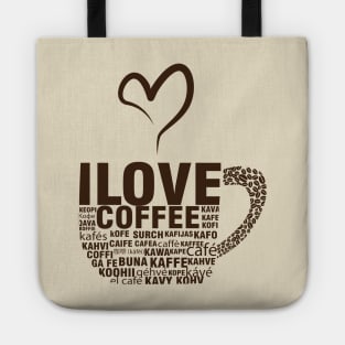 I Love Coffee Tote