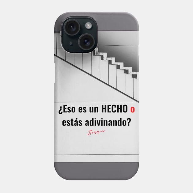 Just the FACTs (spanish) Phone Case by LibrosBOOKtique