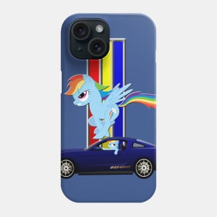 Mustang Rainbow Dash Phone Case