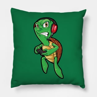 Turtle Gamer Pillow