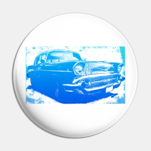 57 Chev (blue) Pin