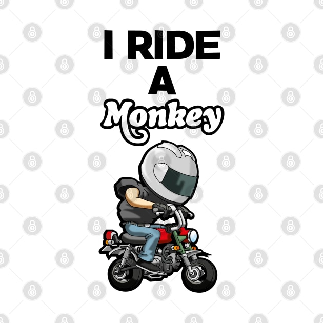 I RIDE A HONDA MONKEY by wankedah