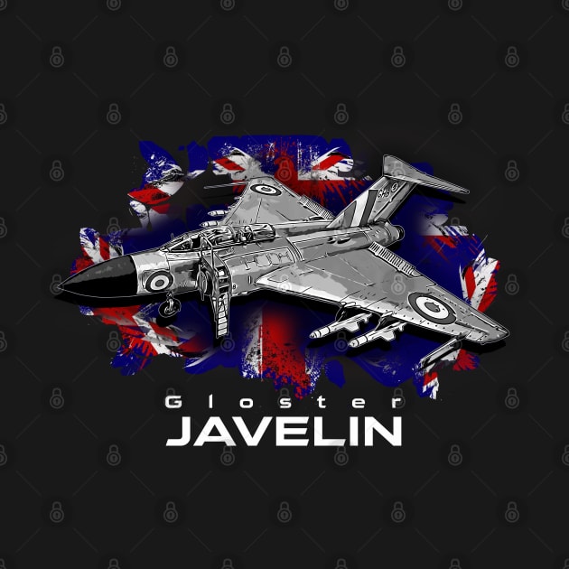 Gloster Javelin Interceptor Aircraft by aeroloversclothing