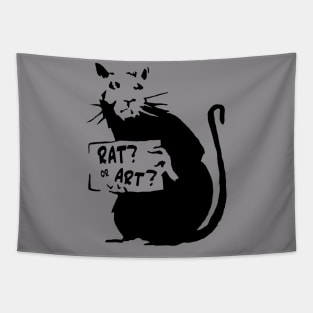 Banksy Graffiti Rat Art Stencil Tapestry