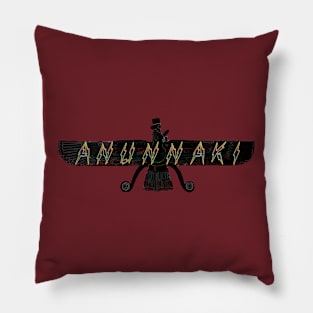 Anunnaki Winged Man Design Pillow