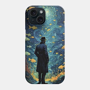 Starry Night Aquarium: Van Gogh-Inspired Ocean Symphony Phone Case