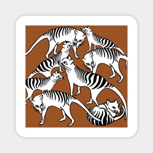 Tasmanian Tiger ....Extinct? Magnet