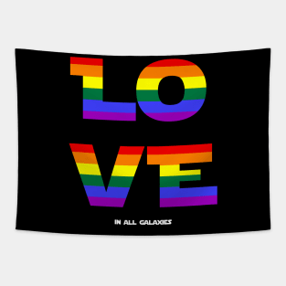 Geek Gay Pride  LGBTQ Rainbow Flag Tapestry