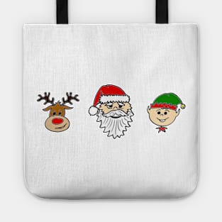 Santa and Friends Tote