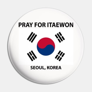 pray for itaewon seoul korea Pin