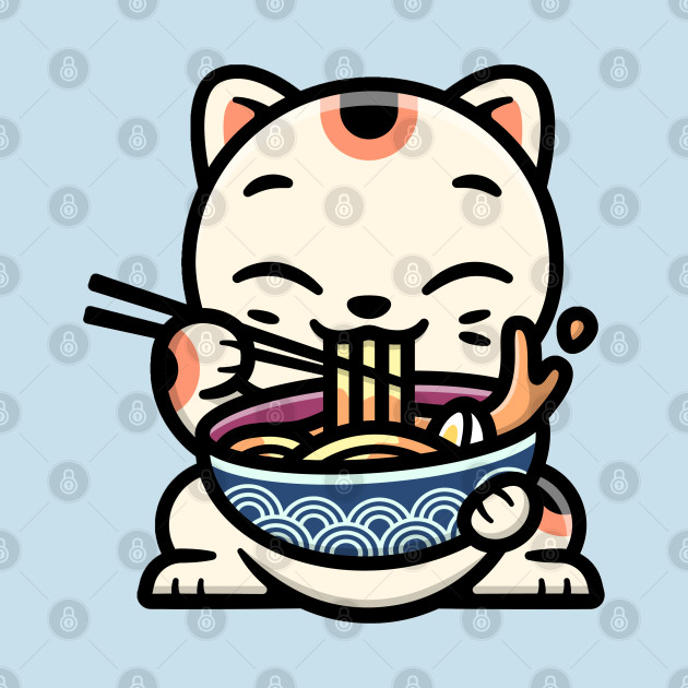 Discover Ramen T-Shirt Cat Tshirt Kawaii Anime Tee Japanese Gift T-Shirt - Ramen Noodles - T-Shirt