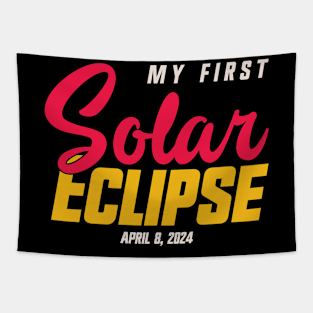 My First Total Solar Eclipse April 8, 2024 Tapestry