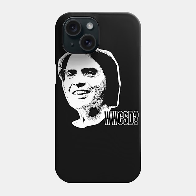 What Would Carl Sagan Do? Phone Case by Geeky Tees