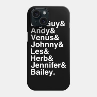 Cincinnati Radio Helvetica List Phone Case