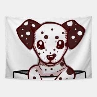 Pocket Cute Dalmation Tapestry