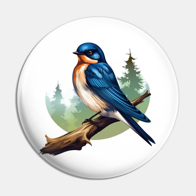 Swallow Bird Pin by zooleisurelife