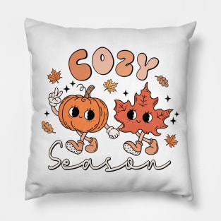 Cozy Season Retro Autumn Pillow