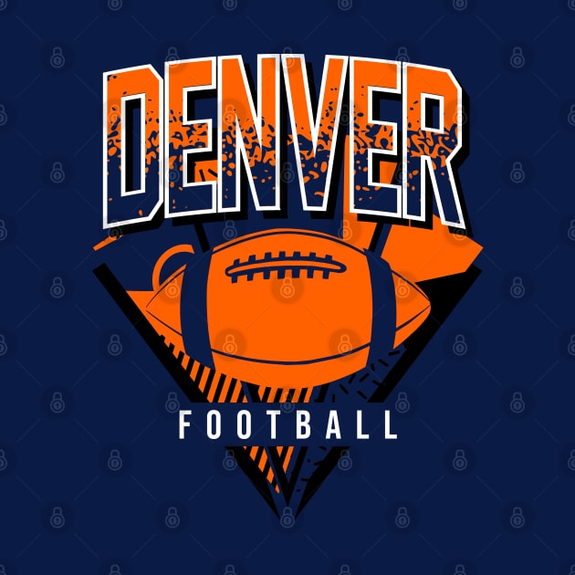 Denver Football Retro Gameday by funandgames
