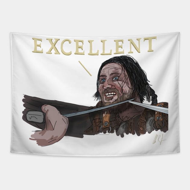 Braveheart: Stephen finds this EXCELLENT Tapestry by 51Deesigns