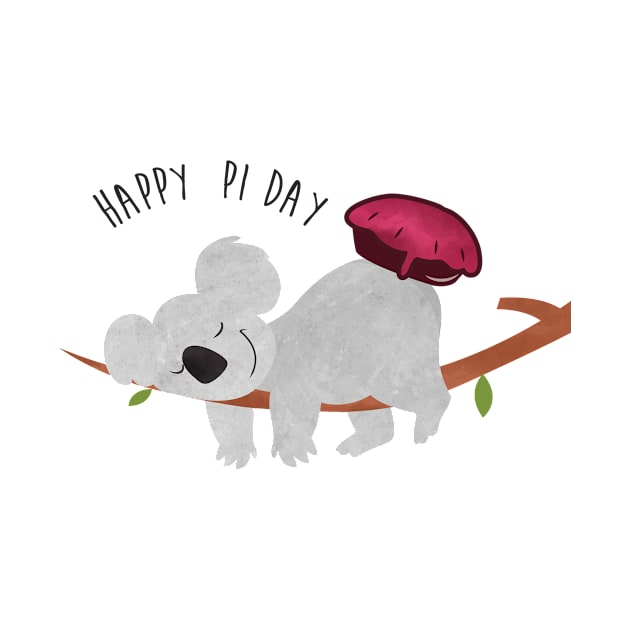 A nice Pie Dream for Mr Koala - Pi Day by thewishdesigns