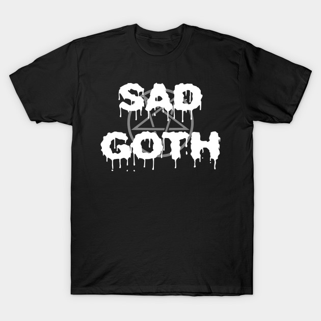 Sad Goth Aesthetic Pentacle Emo Grunge - Goth Aesthetic Pentacle Emo Grunge  - Sticker