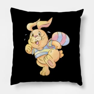 Easter Bunny Spring Gnome Easter Egg Hunting And Basket Gift Pillow