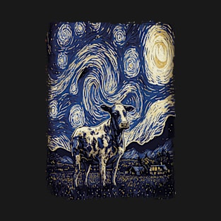 Cow Starry Night T-Shirt