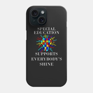 Copy of Autism Teacher Puzzle Apple Inspire Gift for Special Ed Autistic Support Awareness inspire Gifts Phone Case