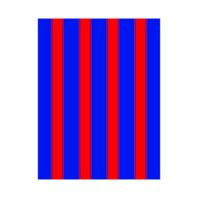 Crystal Palace 1998 Blue and Red Stripes by Culture-Factory
