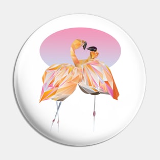 Flamingos in love Pin