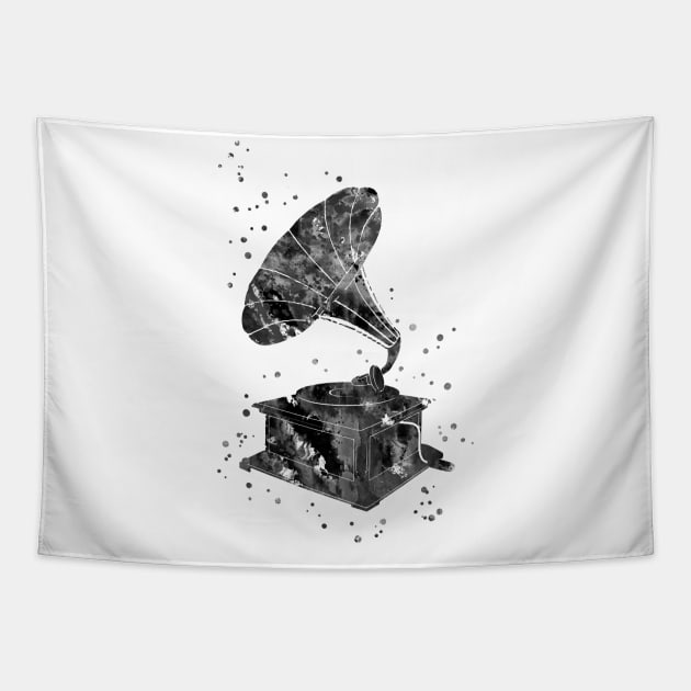 Antique gramophone Tapestry by RosaliArt