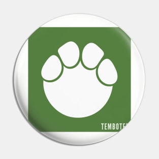 green square tembotee print Pin