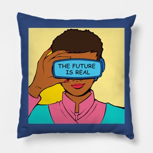 The Future Is Real Pop Art Ave Pillow