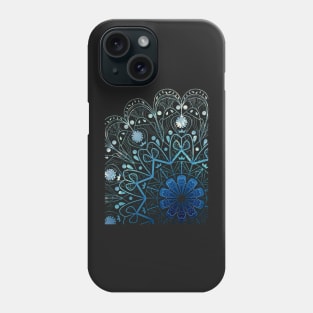 Mandala in Sea Green and Blue Phone Case