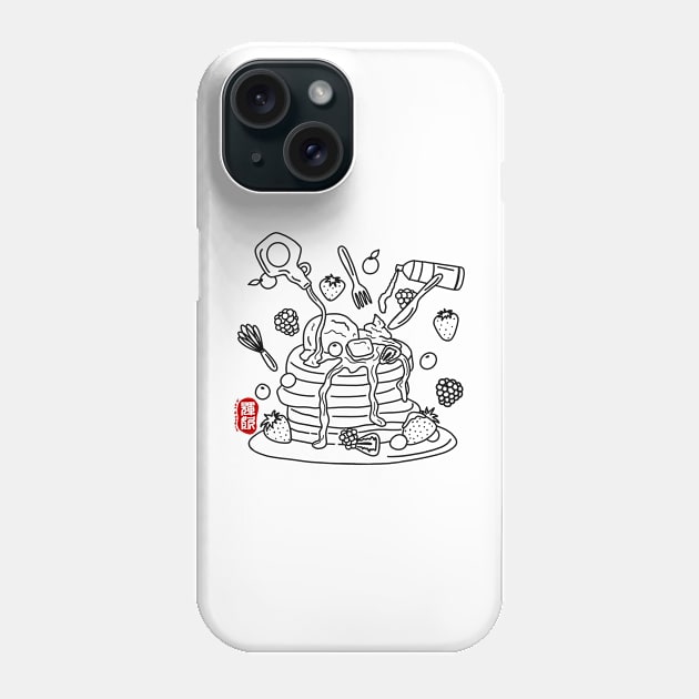 Pancake Phone Case by Fan Doodle