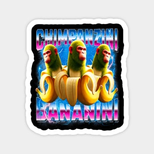 Hilarious Chimpanzini Bananini T-Shirt Funny Gen Z Italian Brainrot Monkey Meme Magnet