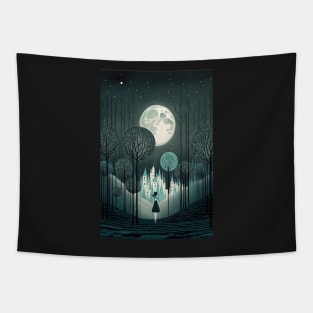 Magic night Tapestry