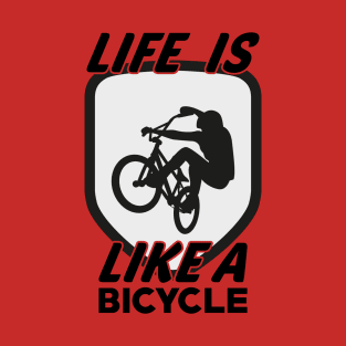 Life is like a Bicycle.New T-shirt 2022, Cycling teeshirt, tshirt for cycling. T-Shirt