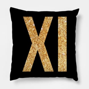 Gold Xi Pillow