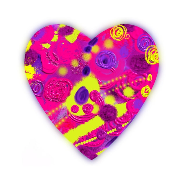 3d Neon heart by ArtKsenia