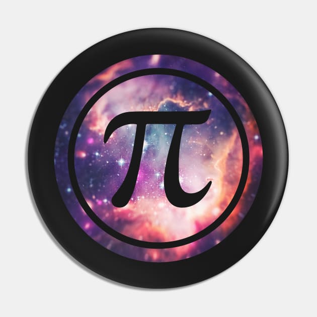 PI - Universum / Space / Galaxy  Nerd & Geek Style Pin by badbugs
