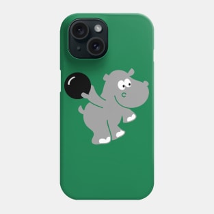 Bowling Hippo Phone Case