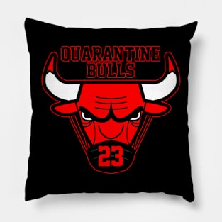 quarantine bulls Pillow