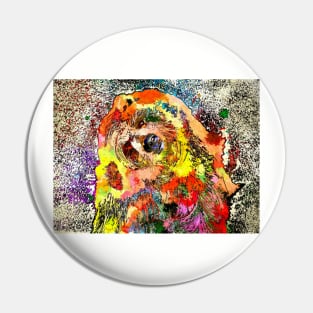 Grizzly Bear Grunge Pin