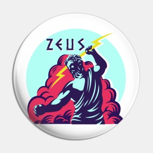 Zeus God of Thunder - Mythology Pin