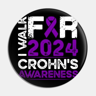 Crohn's Awareness Walk 2024 Pin