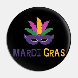 Mardi Gras Cool Festive Parade Pin