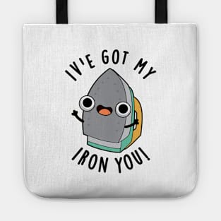 I've Got My Iron You Funny Appliance Pun Tote