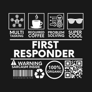 First Responder  Black T-Shirt