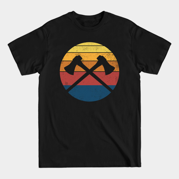 Disover Ax throwing ax throwing ax retro - Axe Throwing - T-Shirt